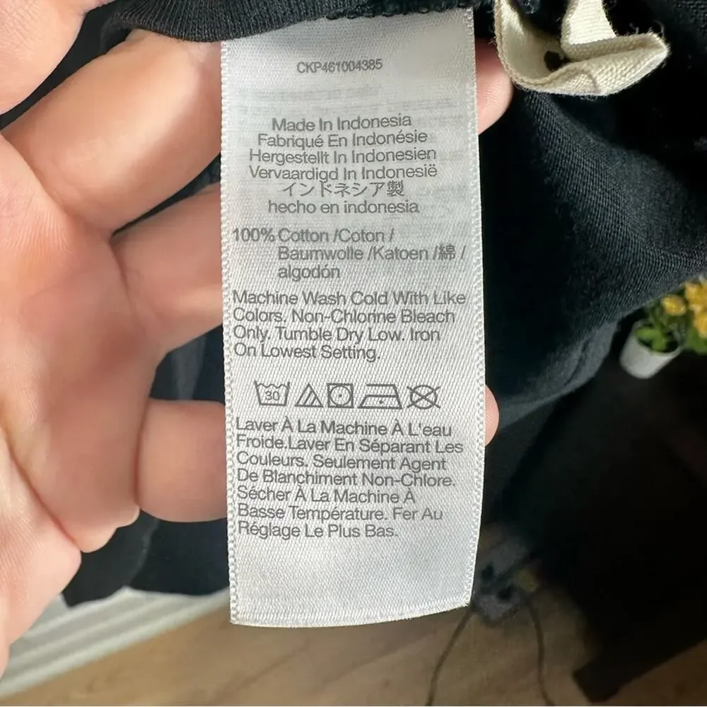Madewell Pocket Tee Dress Black Size Small - Picture 8 of 13